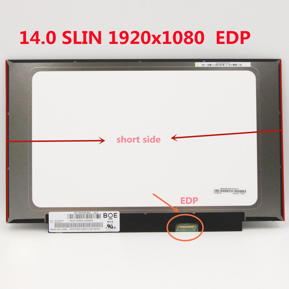 B140HTN02.0 ´ NT140FHM-N43 NT140FHM N44 N32 N45 N140HGA-EA1 14.0 Ʈ ȭ FHD 1920x1080 LCD Ʈ ÷ 30pin eDP